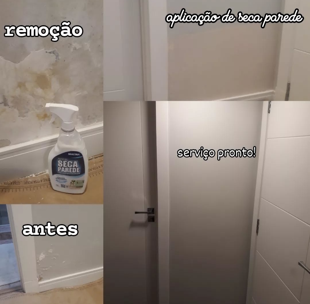 Antes e depois de pintura de alto padrão